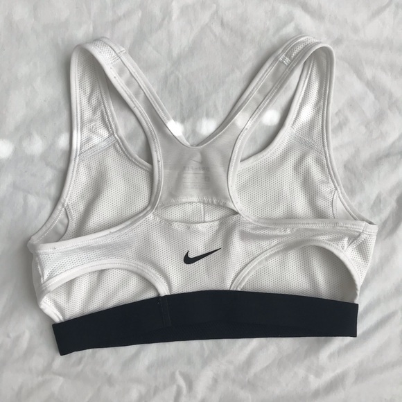 Nike white mesh Dri-fit sports bra - Picture 3 of 3